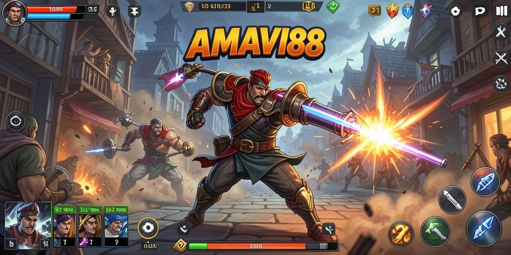 Gameplay Action Fighting yang mendebarkan di AMAVI88.