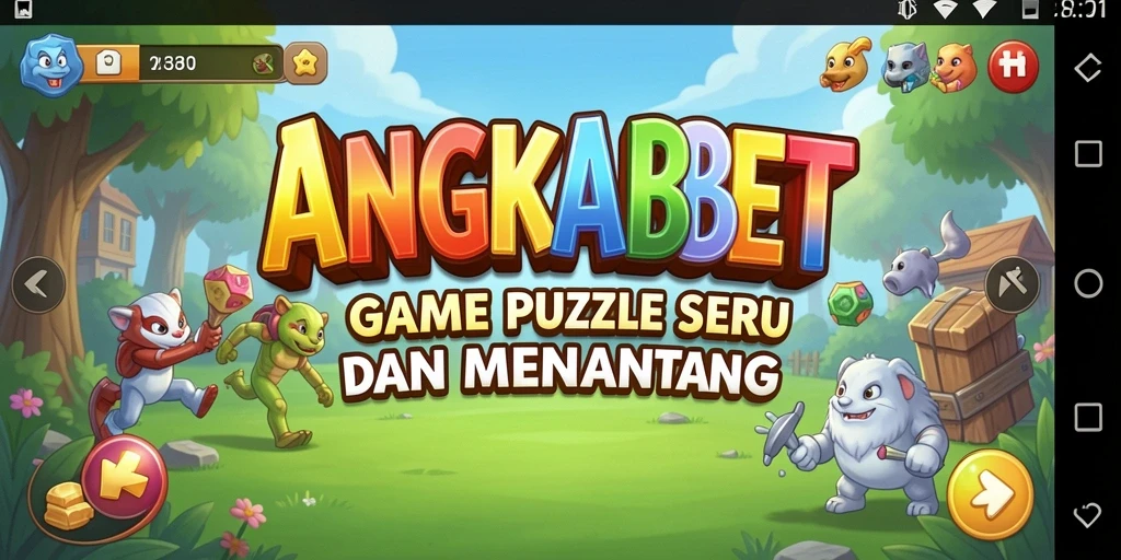 Tampilan gameplay <strong>ANGKABET</strong> dengan tantangan puzzle yang menarik.