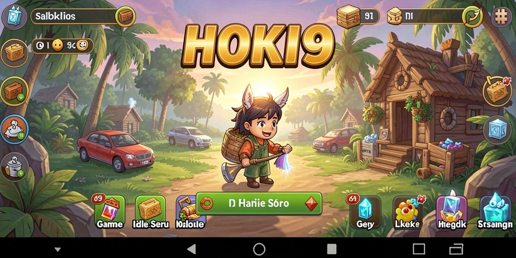 Screenshot HOKI9 menampilkan gameplay yang menarik dengan grafis yang cerah dan intuitif.