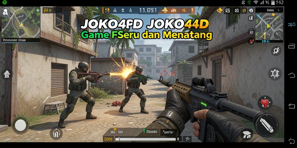 Tampilkan aksi menegangkan dalam gameplay JOKO4D yang seru.