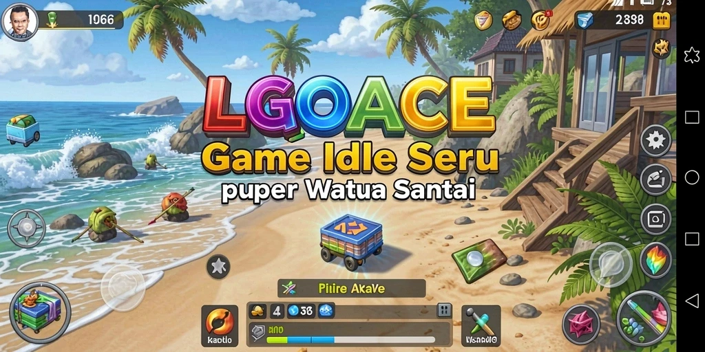Tangkapan layar gameplay LGOACE yang menunjukkan aksi Idle yang mengasyikkan.