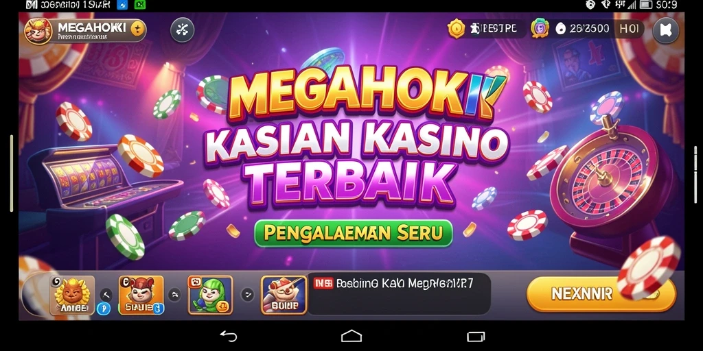 Tampilan menawan dari gameplay MEGAHOKI yang menarik perhatian.