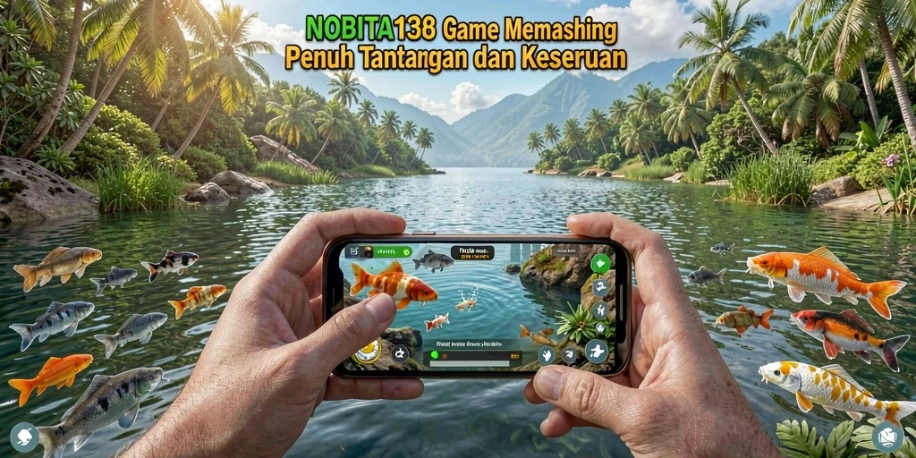 Gameplay seru dalam NOBITA138 dengan suasana memancing yang realistis.