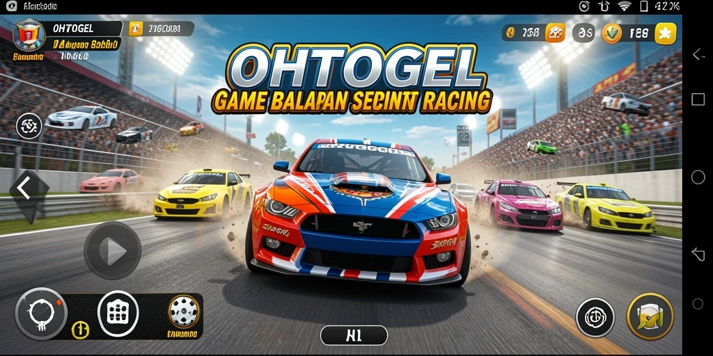 Gameplay OHTOGEL yang mendebarkan di lintasan balapan.