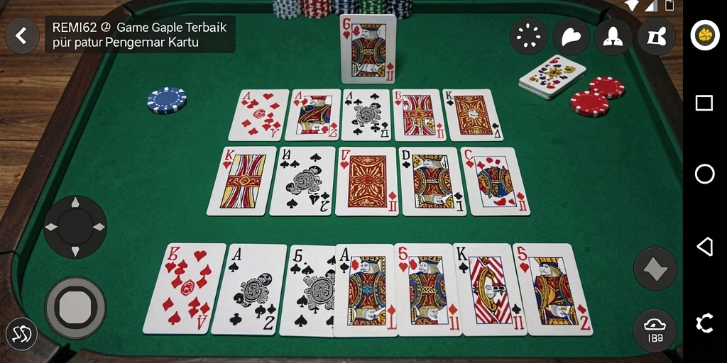 Tampilan gameplay Gaple yang menarik dan interaktif.
